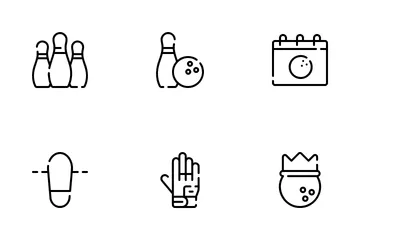 Bowling Icon Pack