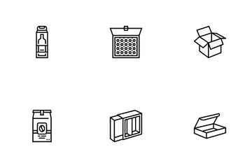 Box Carton Container Icon Pack