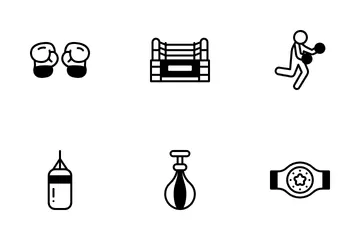 Boxeo Paquete de Iconos