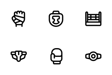 Boxeo Paquete de Iconos
