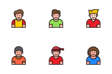 Boy Avatar Icon Pack