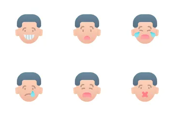 Boy Emoji Icon Pack
