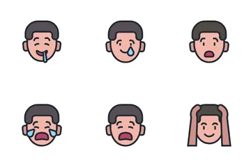 Boy Emoji Icon Pack