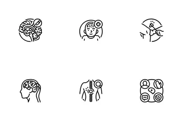 Brain Neurologist Doctor Icon Pack