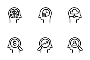 Brain Process & Thinking Icon Pack