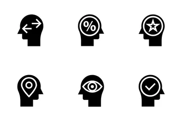 Brain Process & Thinking Icon Pack