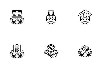 Brainstorm Business Team Think Icon Pack