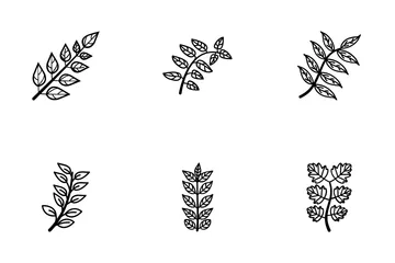 Branches And Leaves Icon Pack