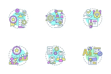 Brand Longevity And Service Quality Icon Pack