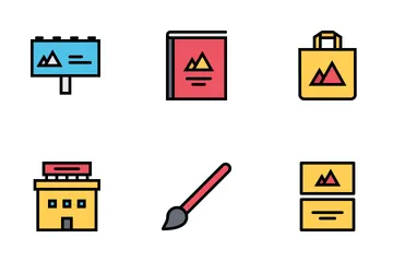 Branding & Design Colored Icon Pack