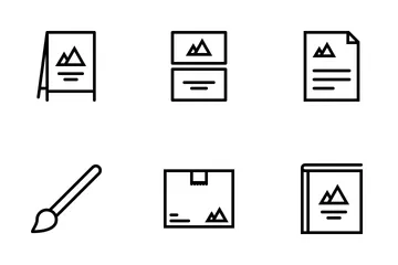 Branding & Design Outline Icon Pack