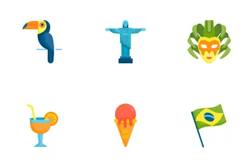 Carnevale brasiliano Icon Pack