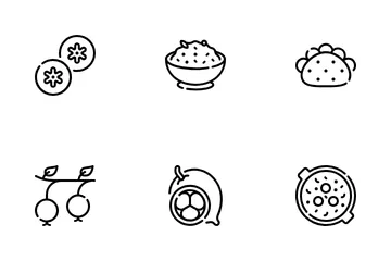 Brazilian Food Icon Pack