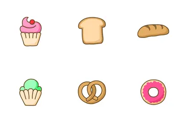 Bread And Cake Icon Pack