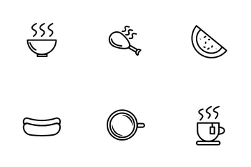 Breakfast And Drink Icon Pack