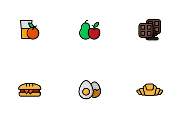 Breakfast Element Icon Pack