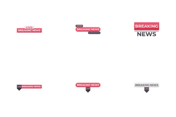 Breaking News Icon Pack