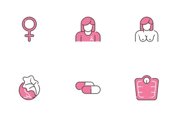 Breast Cancer Icon Pack
