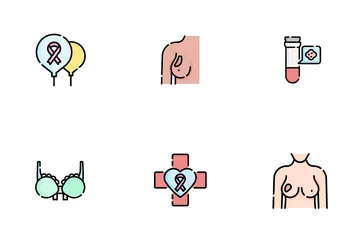 Breast Cancer Awareness Icon Pack