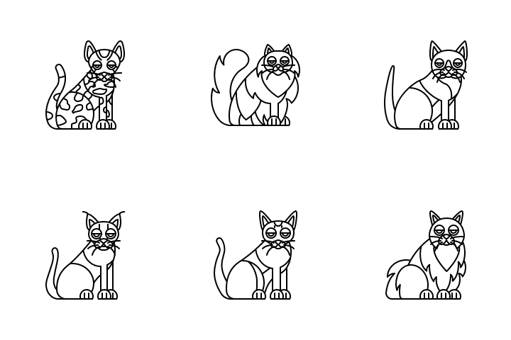 174 Adorable Cat Icons - Free in SVG, PNG, ICO - IconScout