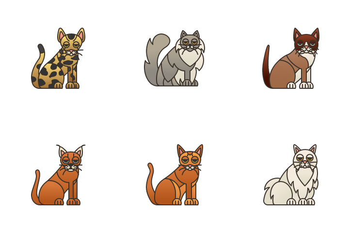 174 Adorable Cat Icons - Free in SVG, PNG, ICO - IconScout