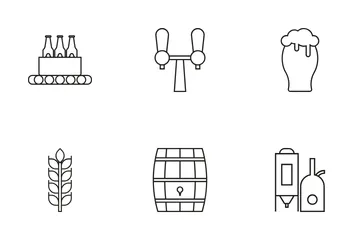 Brewery And Beers Icon Pack