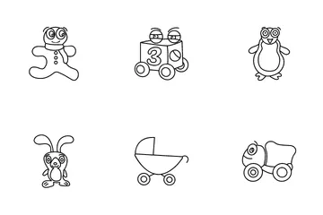Brinquedos Icon Pack