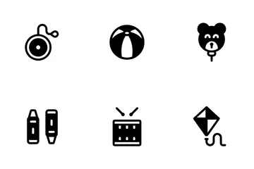 Brinquedos infantis Icon Pack