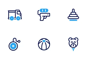 Brinquedos infantis Icon Pack