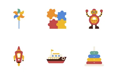 Brinquedos infantis Icon Pack