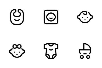 Brinquedos para bebês Pacote de Ícones