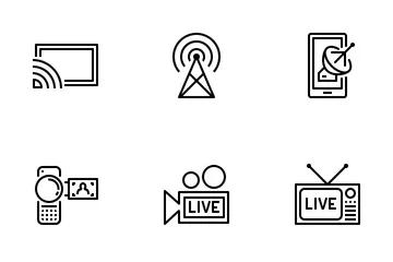 Broadcast Icon Pack