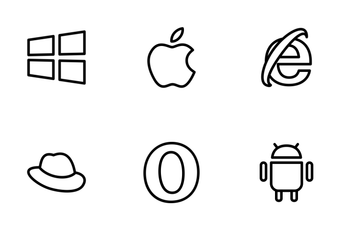 Browser And Operating System  Icon Pack