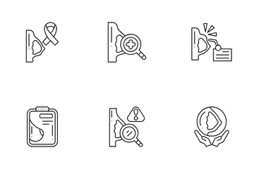 Brustkrebs Symbolpack