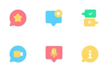 Bubble Chat Icon Pack