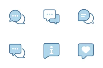 Bubble Chat Icon Pack