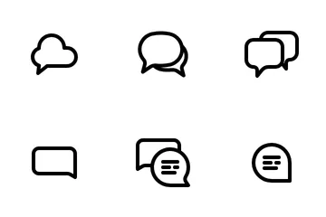 Bubble Chat Icon Pack