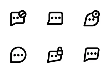 Bubble Chats Icon Pack