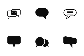Bubble Message Icon Pack