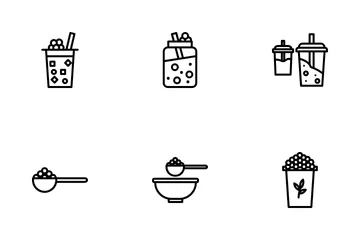 Bubble Tea Icon Pack