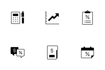 Buchhaltung Symbolpack