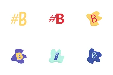 Buchstabe b Icon Pack