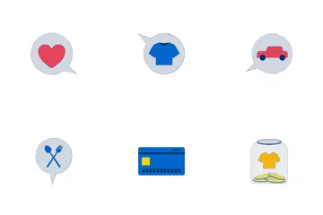 Budget Categories And Saving Goals Icon Pack