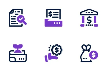 Budget Management Icon Pack
