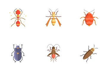 벌레와 곤충 아이콘 팩