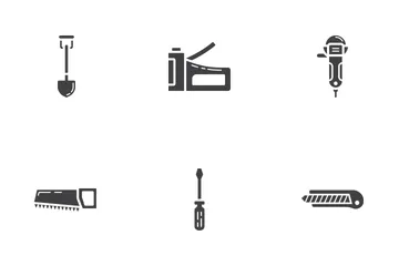 Build & Repair Glyph Icons Icon Pack