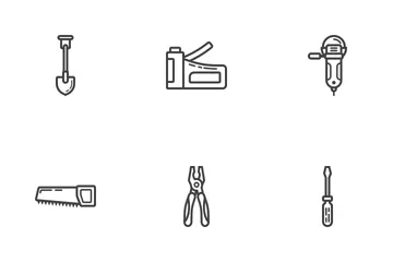 Build & Repair Line Icons Icon Pack