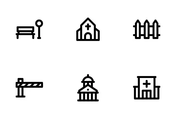 Building And Amenities Icon Pack