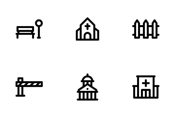 Building And Amenities Icon Pack