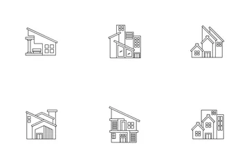 Building And Houses Icon Pack